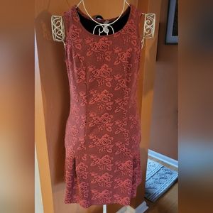 Floral/rose midi dress